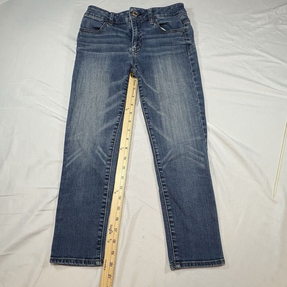 American Eagle Size 0 Girls Jeans Hi-Rise Jegging Crop Super Stretch Blue - Picture 8 of 13